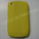 New Yellow Lattice Pattern Design Hard Protective Cover For Blackberry 8520 - (0056)