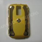 New Yellow Metallic Two Piece Design Hard Protective Cover For Blackberry 9000 - (0116)