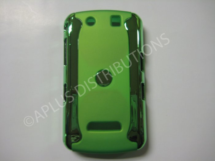 New Green Metallic Two Piece Design Hard Protective Cover For Blackberry 9500 - (0118)