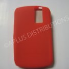 New Red Solid Color Silicone Cover For Blackberry 8300 - (0155)