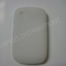 New Clear Solid Color Silicone Cover For Blackberry 8520 - (0152)
