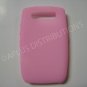 New Pink Solid Color Silicone Cover For Blackberry 8900 - (0153)