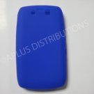 New Dark Blue Solid Color Silicone Cover For Blackberry 9500 - (0154)