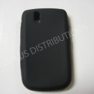 New Black Solid Color Silicone Cover For Blackberry 9630 - (0157)