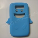 New Light Blue Angel Design Silicone Cover For Blackberry 8900 - (0184)