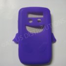 New Purple Angel Design Silicone Cover For Blackberry 8900 - (0181)