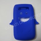 New Dark Blue Angel Design Silicone Cover For Blackberry 9700 - (0192)