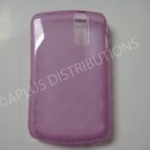 New Purple Transparent Multi-Circles TPU Cover For Blackberry 8300 - (0098)