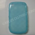 New Light Blue Transparent Multi-Circles TPU Cover For Blackberry 8520 - (0043)