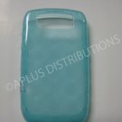 New Light Blue Transparent Multi-Circles TPU Cover For Blackberry 8900 - (0043)