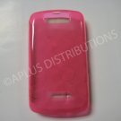 New Pink Transparent Multi-Circles TPU Cover For Blackberry 9500 - (0036)