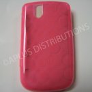 New Pink Transparent Multi-Circles TPU Cover For Blackberry 9630 - (0036)