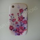 New Purple Cherry Blossom Series TPU Cover For Blackberry 8520 - (0031)