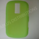 New Lime Green Solid Color Silicone Cover For Blackberry 9000 - (0188)