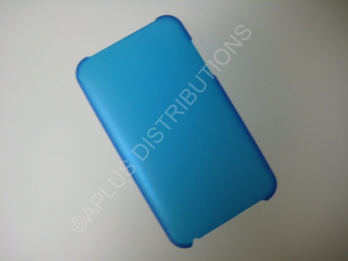 NEW Hard Protective Case For 2ND 3RD GENERATION SOLID TRANSPARENT COLOR IPOD TOUCH-BLUE