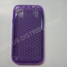 New Purple Diamond Cut Pattern TPU Cover For Samsung Galaxy S I9000 - (0012)