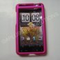 New Hot Pink Rubberized Hard Protective Cover For HTC Aria - (0055)