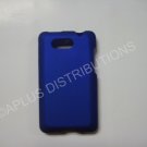 New Blue Rubberized Hard Protective Cover For HTC Aria - (0053)