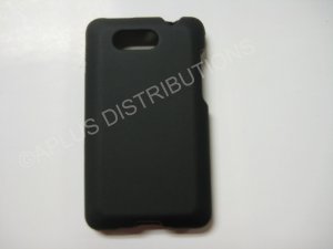 New Black Rubberized Hard Protective Cover For HTC Aria - (0051)