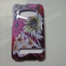 New Pink Sunflower Hard Protective Cover For HTC Evo 4G - (0013)