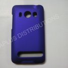 New Purple Rubberized Hard Protective Cover For HTC Evo 4G - (0057)
