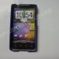 New Purple Rubberized Hard Protective Cover For HTC Evo 4G - (0057)