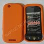 New Orange Rubberized Hard Protective Cover For Motorola Cliq MB200 - (0069)