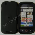 New Black Rubberized Hard Protective Cover For Motorola Cliq MB200 - (0051)