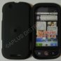 New Black Rubberized Hard Protective Cover For Motorola Cliq MB200 - (0051)