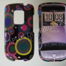 New Multi-Color Multi-Circles Hard Protective Cover For HTC Hero Cdma - (0022)