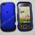 New Blue Rubberized Hard Protective Cover For Motorola Cliq XT MB501 - (0053)