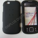 New Black Rubberized Hard Protective Cover For Motorola Cliq XT MB501 - (0051)