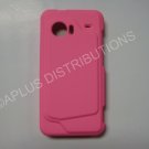 New Light Pink Rubberized Hard Protective Cover For HTC Evo 4G - (0056)