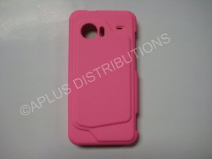 New Light Pink Rubberized Hard Protective Cover For HTC Evo 4G - (0056)