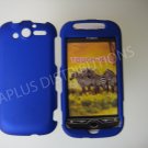 New Blue Rubberized Hard Protective Cover For HTC My Touch 4G - (0053)