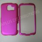 New Hot Pink Rubberized Hard Protective Cover For LG Optimus S LS670 - (0055)