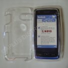 New Clear Transparent Design Hard Protective Cover For LG Rumor Touch LN510 - (0059)