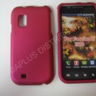 New Hot Pink Rubberized Hard Protective Cover For Samsung Fascinate I500 - (0055)