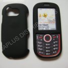 New Black Rubberized Hard Protective Cover For Samsung Intensity U450 - (0051)