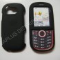 New Black Rubberized Hard Protective Cover For Samsung Intensity U450 - (0051)