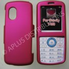 New Hot Pink Rubberized Hard Protective Cover For Samsung Gravity T459 - (0055)