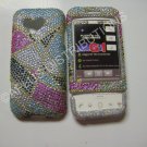 New Multi-Color Abstract Triangle Bling Diamond Case For HTC G1 Dream - (0008)