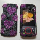 New Pink Heart Series Bling Diamond Case For Motorola Debut I856 - (0001)