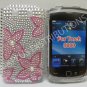 New Pink Cherry Blossom Bling Diamond Case For Blackberry 9800 - (0142)