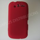 New Red Solid Color Silicone Skin Case For HTC My Touch 4G - (0008)