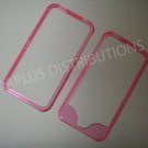 New Pink Bumper Design Hard Protective Cover For iPhone 4 - (0143)