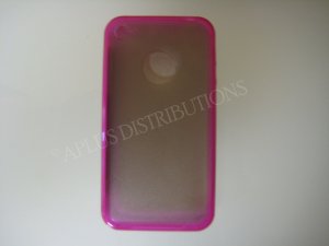 New Hot Pink Tpu/Soft Combo Design TPU Cover For iPhone 4 - (0060)