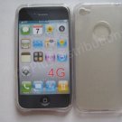 New Clear Tpu/Soft Combo Design TPU Cover For iPhone 4 - (0055)