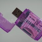 All in 1 USB 2.0 MEMORY CARD READER FOR SD/T-Flash/MS/M2/MMC/RS MMC - PUR