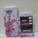 New Pink Cherry Blossom Small Hard Protective Cover For HTC G1 Dream - (0008)